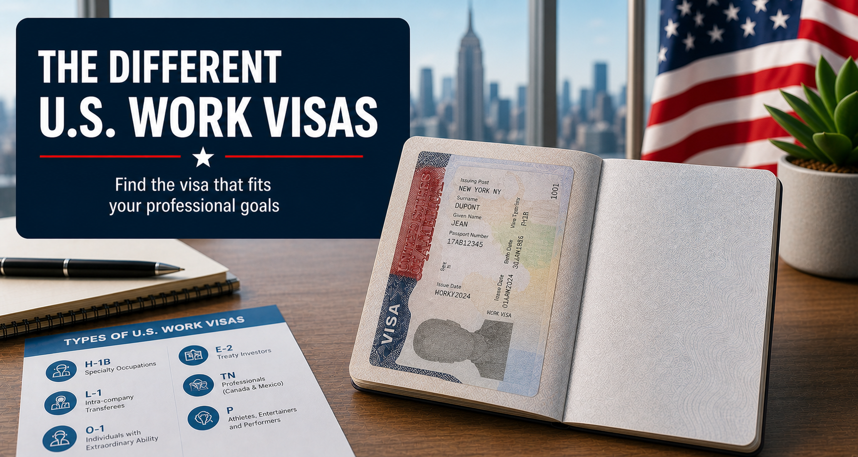 Work visas in the United States — France-USA-Net.Com guide