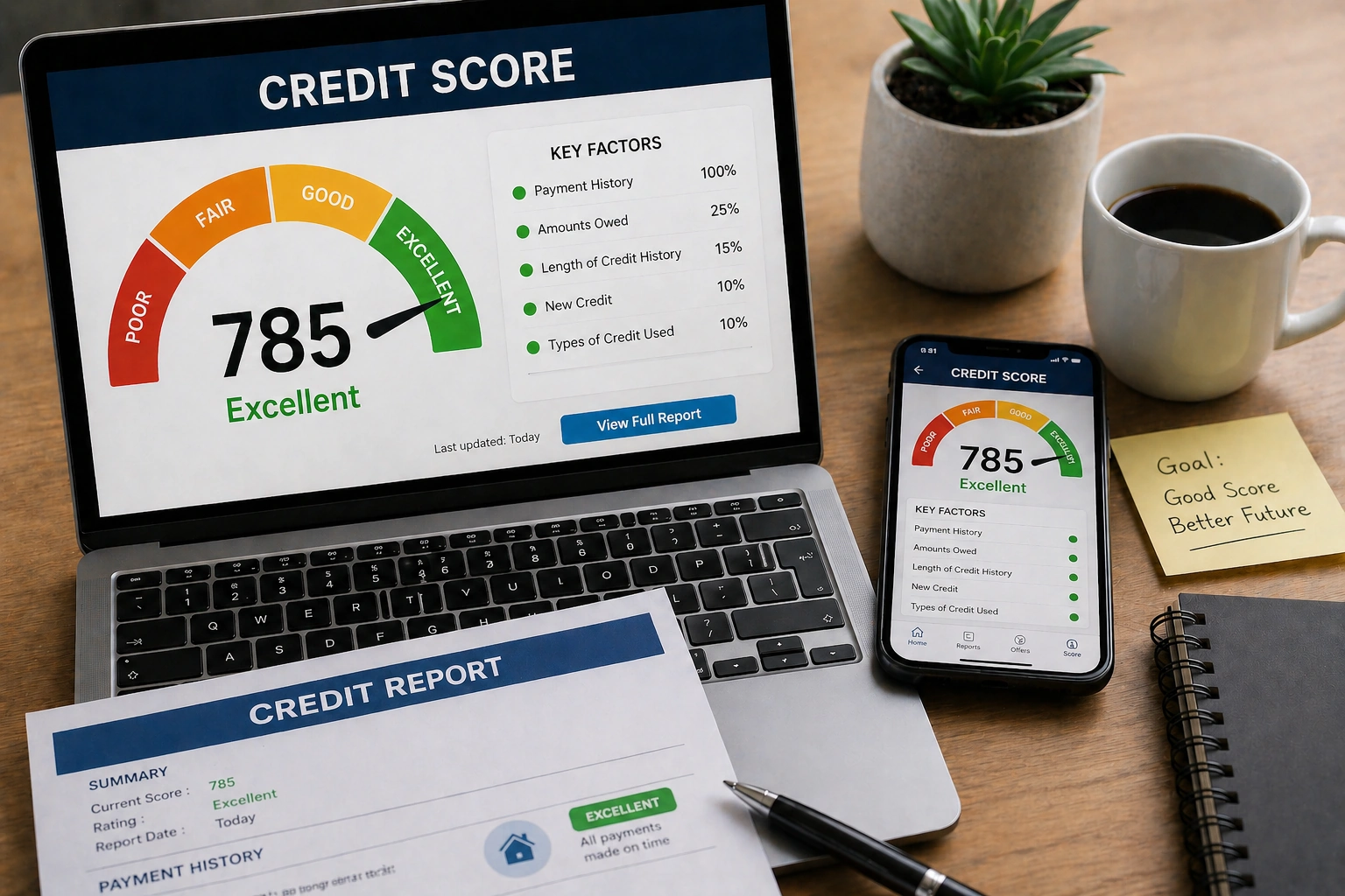 Credit score in the United States, France-USA-Net.Com illustration, U.S. English version